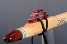 Mountain Mahogany Native American Flute, Minor, Mid F#-4, #J22G (0)
